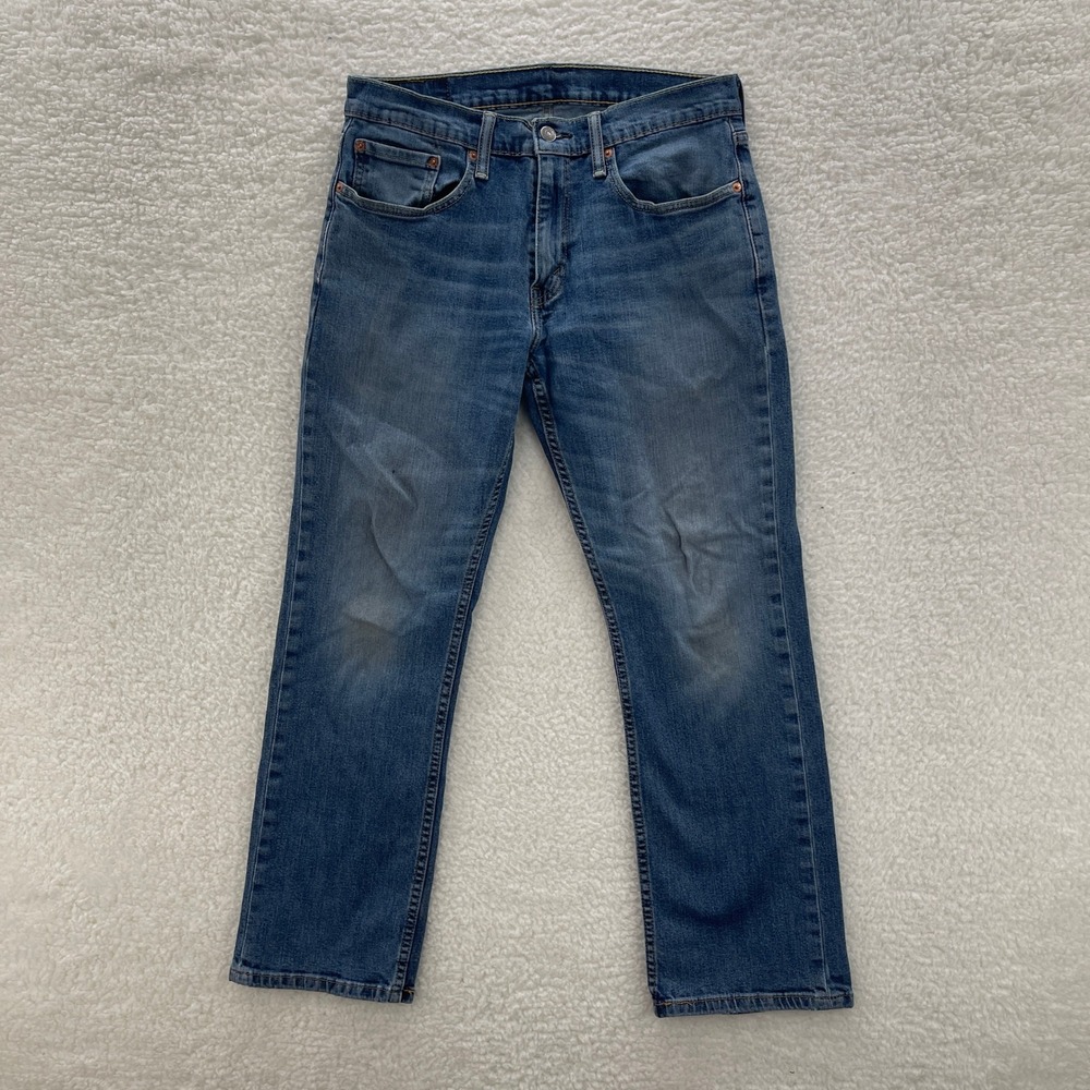 Levi's Jeans Mens 31x30 Blue 559 Relaxed Straight Medium Wash Denim Y2K Grunge